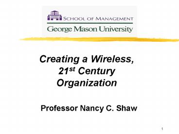 Professor Nancy C' Shaw