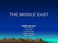 THE MIDDLE EAST PowerPoint PPT Presentation