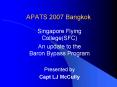 APATS 2007 Bangkok PowerPoint PPT Presentation
