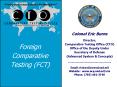 Foreign Comparative Testing FCT PowerPoint PPT Presentation
