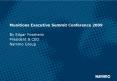 Munitions Executive Summit Conference 2009 By Edgar Fossheim President PowerPoint PPT Presentation