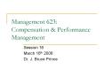 Management 623: Compensation PowerPoint PPT Presentation