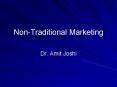 NonTraditional Marketing PowerPoint PPT Presentation