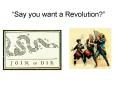 Say you want a Revolution PowerPoint PPT Presentation
