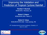 Improving the Validation and Prediction of Tropical Cyclone Rainfall