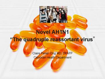 Novel AH1N1 The quadruple reassortant virus