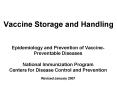 Vaccine Storage and Handling PowerPoint PPT Presentation