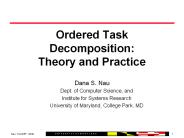 Ordered%20Task%20Decomposition:%20Theory%20and%20Practice