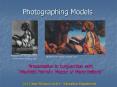 Photographing Models PowerPoint PPT Presentation
