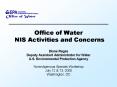 Office of Water NIS Activities and Concerns PowerPoint PPT Presentation