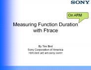 Measuring Function Duration with Ftrace