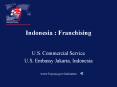 Indonesia : Franchising PowerPoint PPT Presentation