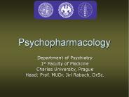 Psychopharmacology