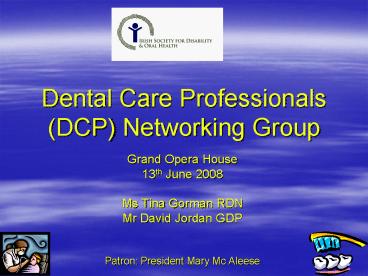 Dental Care Professionals DCP Networking Group