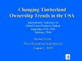 Changing Timberland Ownership Trends in the USA PowerPoint PPT Presentation