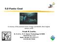 Coal PowerPoint PPT Presentation