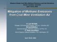 Mitigation of Methane Emissions from Coal Mine Ventilation Air PowerPoint PPT Presentation