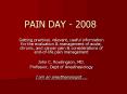 PAIN DAY 2008 PowerPoint PPT Presentation