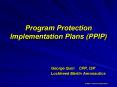 Program Protection Implementation Plans PPIP PowerPoint PPT Presentation