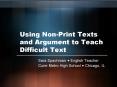 Using NonPrint Texts and Argument to Teach Difficult Text PowerPoint PPT Presentation