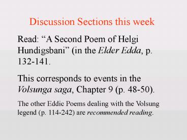 Myths and Legends Lecture