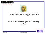 New Security Approaches