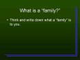 What is a family PowerPoint PPT Presentation