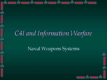 C4I and Information Warfare