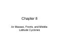 Air Masses, Fronts, and Middle-Latitude Cyclones PowerPoint PPT Presentation