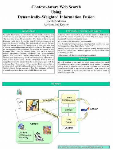 Context-Aware Web Search