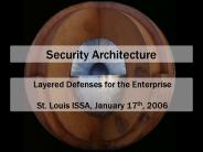 Security Architecture