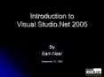 Introduction to Visual Studio.Net 2005 PowerPoint PPT Presentation