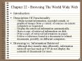 Chapter 22 Browsing The World Wide Web PowerPoint PPT Presentation