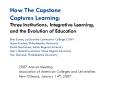 How The Capstone Captures Learning: Three Institutions, Integrative Learning, and the Evolution of E PowerPoint PPT Presentation