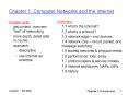 Chapter 1: Computer Networks and the Internet PowerPoint PPT Presentation