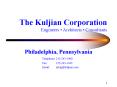 The Kuljian Corporation Engineers Architects Consultants PowerPoint PPT Presentation