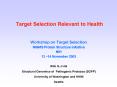 Target Selection Relevant to Health PowerPoint PPT Presentation
