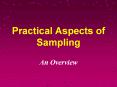 Practical%20Aspects%20of%20Sampling PowerPoint PPT Presentation