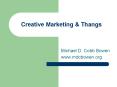 Creative Marketing PowerPoint PPT Presentation