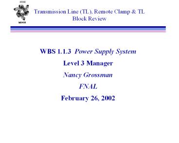 Transmission%20Line%20(TL),%20Remote%20Clamp%20