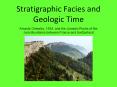Stratigraphic Facies and Geologic Time PowerPoint PPT Presentation