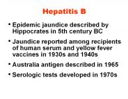 Hepatitis B
