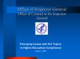 Office of Inspector General Office of Counsel to the Inspector General PowerPoint PPT Presentation