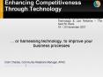 Enhancing Competitiveness Through Technology PowerPoint PPT Presentation