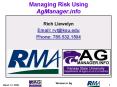Managing Risk Using AgManager.info PowerPoint PPT Presentation