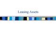 Leasing Assets PowerPoint PPT Presentation