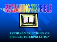 RECLAIMING THE BIBLE PowerPoint PPT Presentation