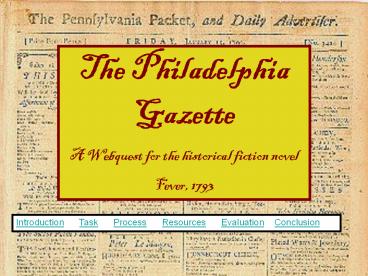 The Philadelphia Gazette
