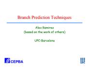 Branch Prediction Techniques
