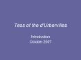 Tess of the d'Urbervilles PowerPoint PPT Presentation